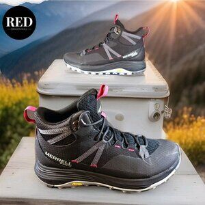 Merrell Siren 4 Mid GTX Breathable Comfort Waterproof Hiking Boot - Women's Sz 9